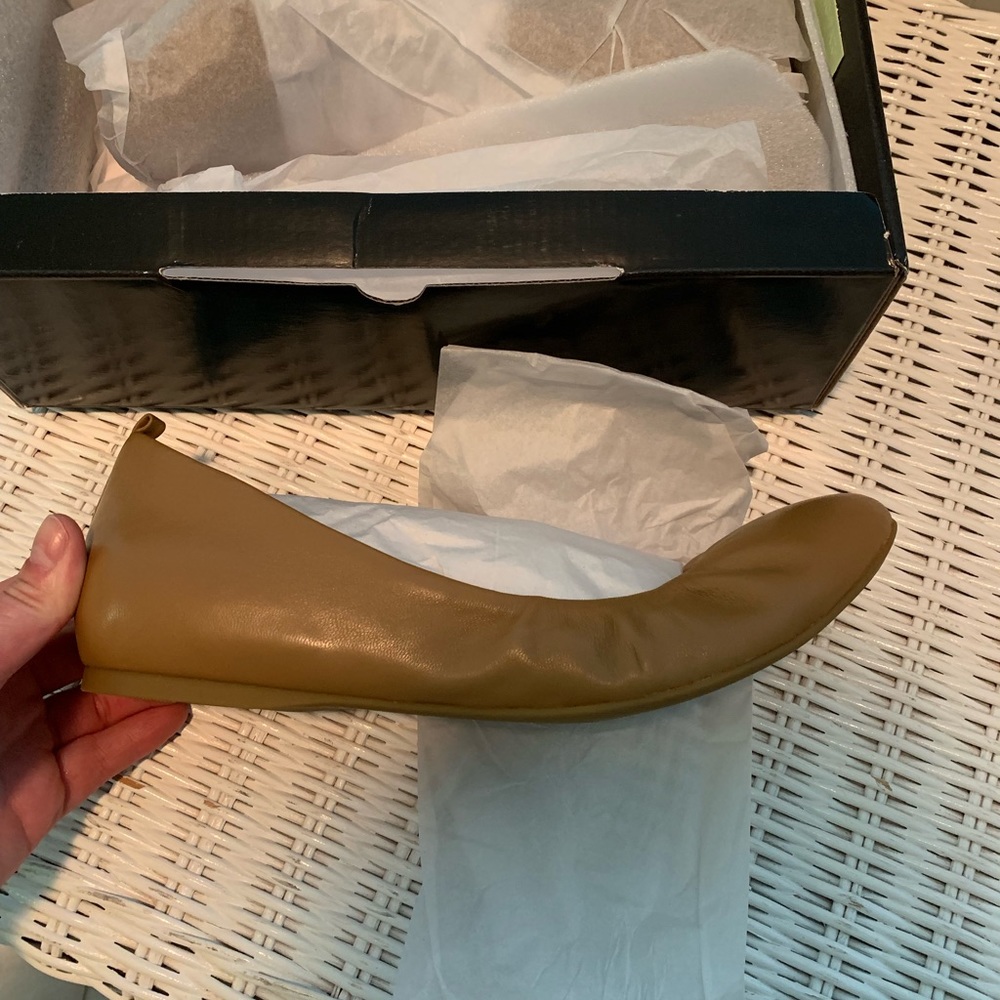J. Crew Anya Leather Ballet Flat